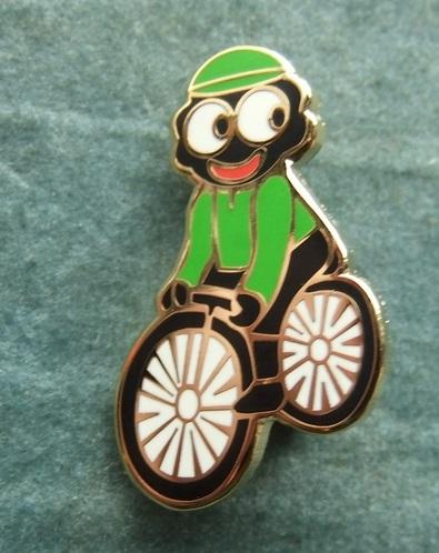 Golly Cyclist Green Shirt Badge Non Robertsons issue