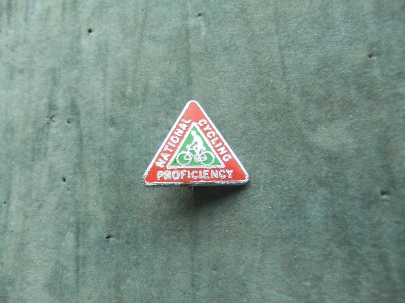 cycling proficiency award test pass badge bicycle cycle 1960s 70s