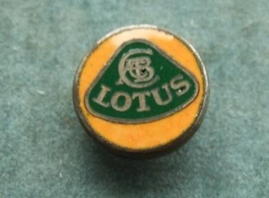 Lotus Motor Car Pin Badge 1980s