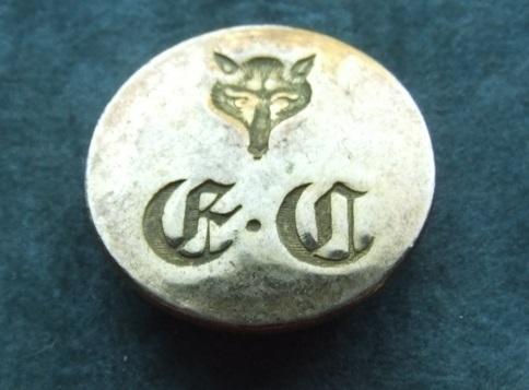 Enfield Chace Hunt Hunting Button