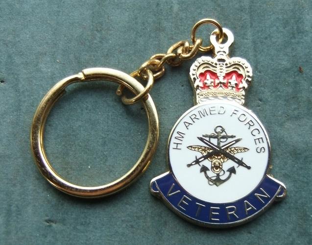 HM Armed Forces Veteran Key Ring Keyring