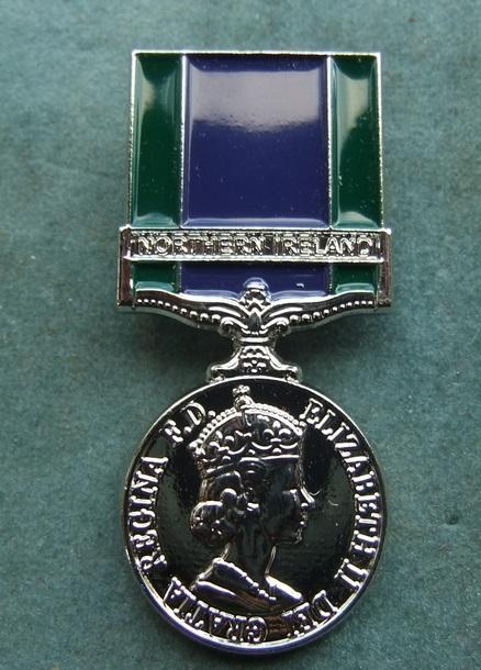 Northern Ireland General Service Medal pin badge