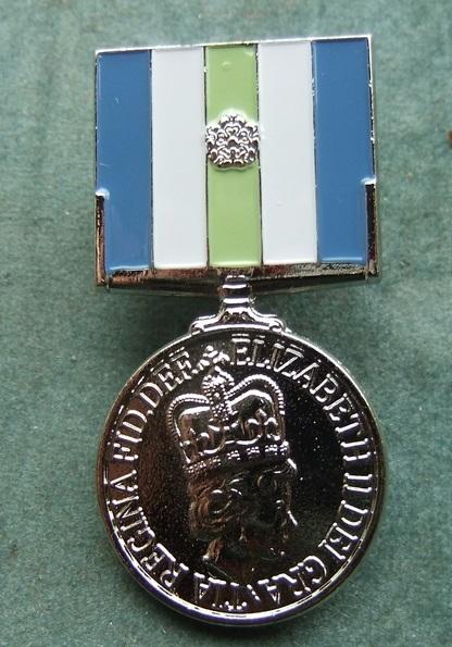 Falklands War Service Medal pin badge