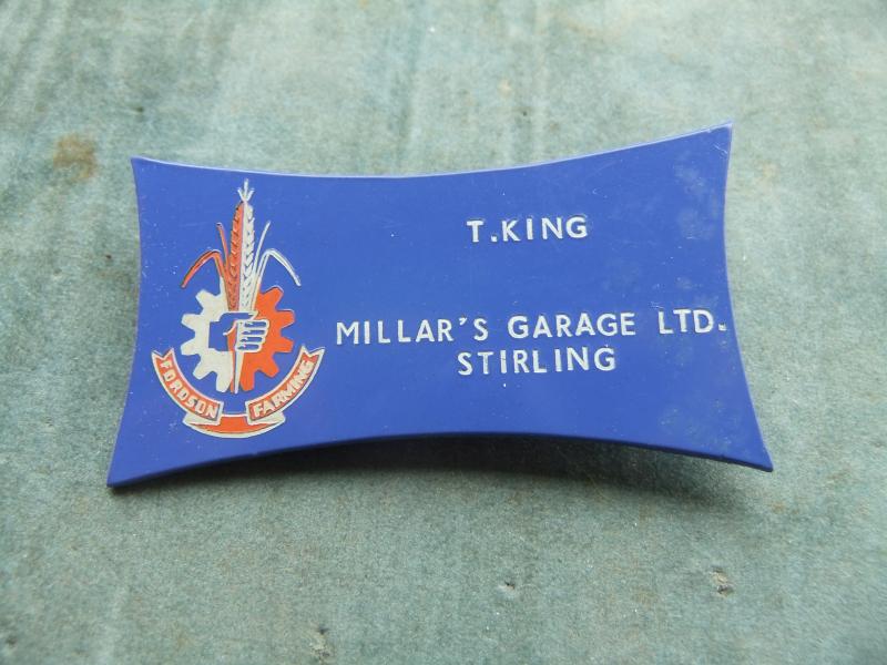Fordson Farming Exhibitors Reps Badge 1950s