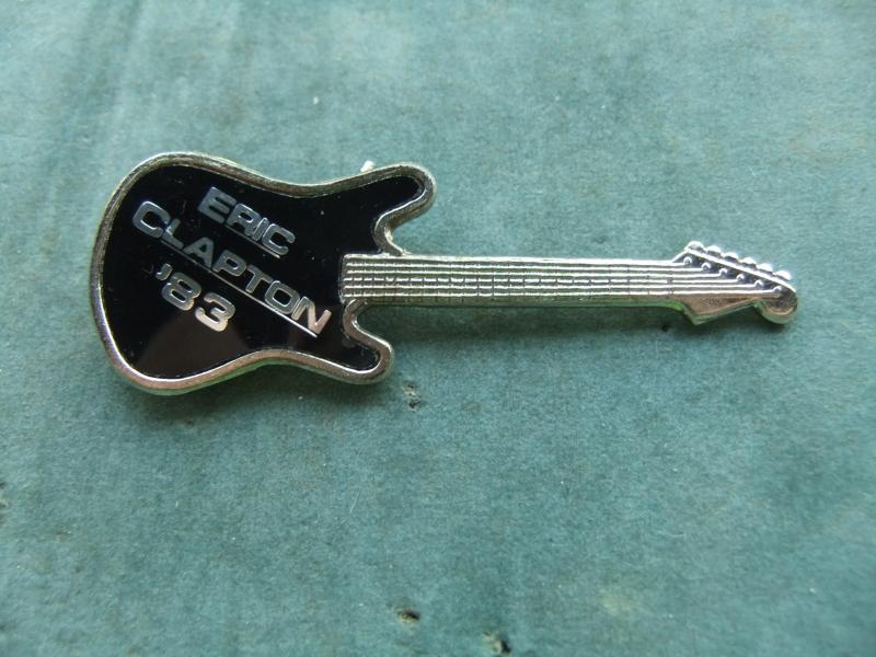 Eric Clapton Guitar Badge rock pop album tour 1980s