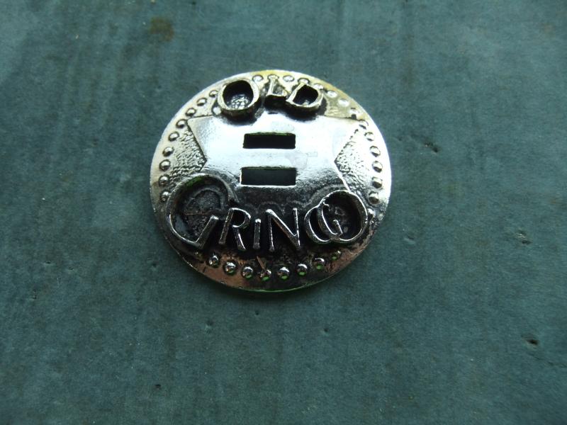 Old Gringo Necktie Bolo Toggle Film Movie Western  badge