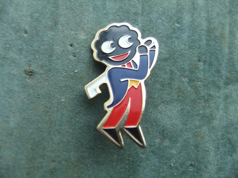 Robertsons Golly Badge GOLFER NO TEE 1980s