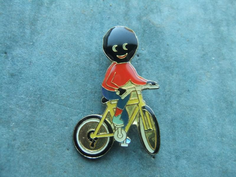 Robertsons jam golly badge cyclist 1993 94 large acrylic V