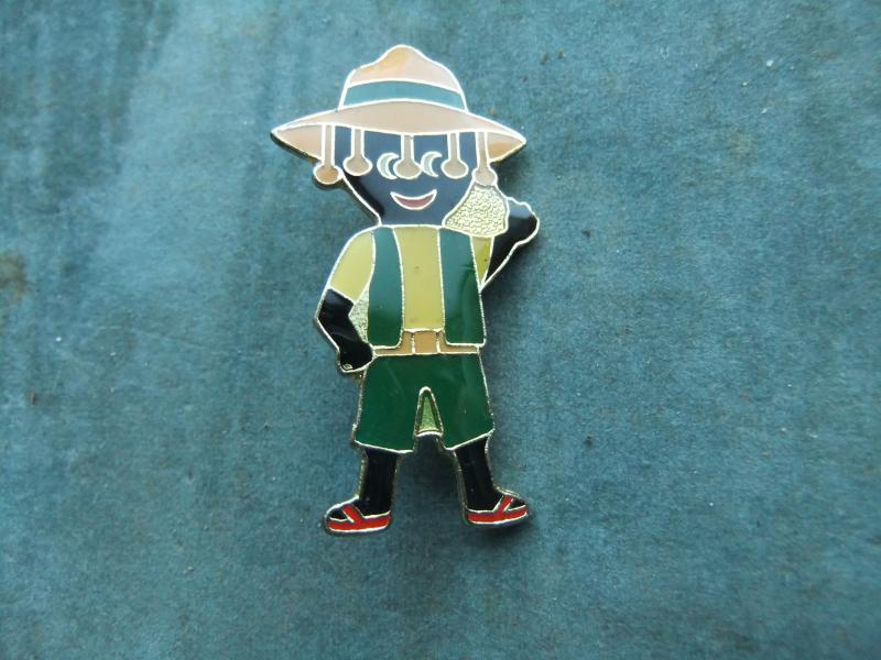 Robertsons golly badge australian 1993 94 large acrylic