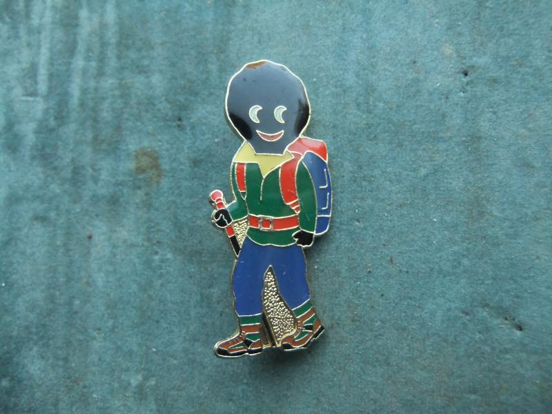 Robertsons golly badge Walker Hiker 1993 94 large acrylic