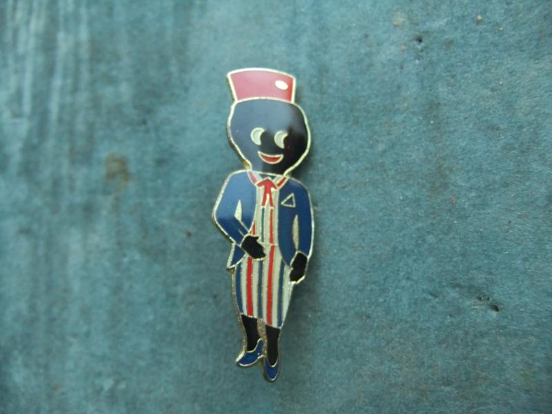 Robertsons golly badge Air Hostess 193 94 large acrylic