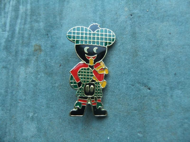 Robertsons golly badge McGolly 1993 94 large acrylic