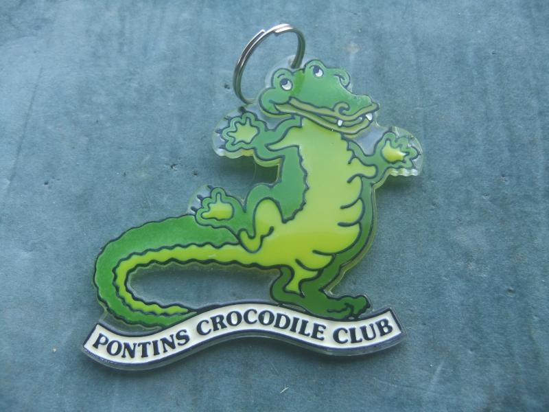 Pontins Holiday Camp Key Ring Crocodile Club