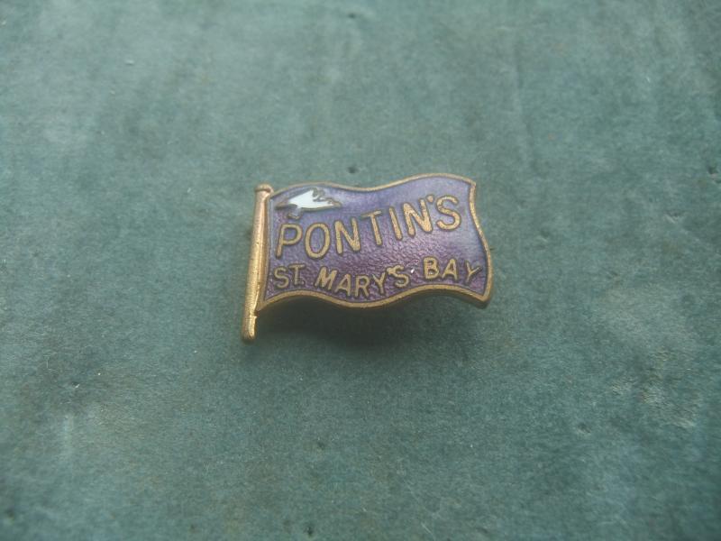 Pontins Holiday Camp Badge St Marys Bay